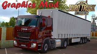 ETS2 Graphics Mod by Frkn64 Test Trip(Euro Truck Simulator 2)