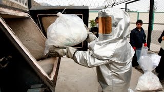 Peru authorities burn over 16 tons of drugs