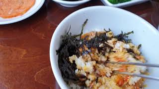부산 일광 맛집 이라는 미청식당 성게알 비빔밥 ,양장구비빔밥 레알