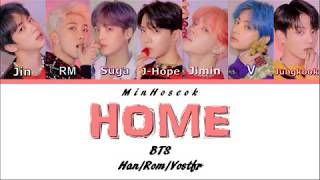 {Han/Rom/Vostfr} BTS (방탄소년단)- HOME Color Coded Lyrics Paroles
