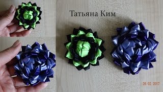 Лепесток Лисичка/Канзаши Пион из Репсовой Ленты/Petal Chanterelle / kanzashi Peony from rep Feeds