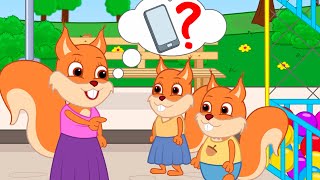 Famille d'Écureuil - Téléphone Perdu Animé 2022 en Français