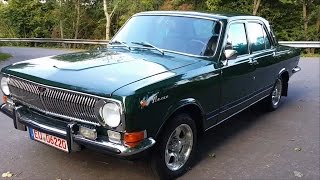 Обзор Волга ГАЗ 24 1979г СССР Тест-драйв в Германии реставрация  150 км/ч Top Speed
