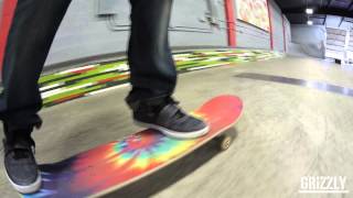 Grizzly grip tape "tie dye" Commercial with Torey Pudwill
