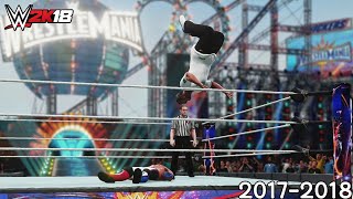 WWE 2K18 - Best PPV Moments (2017-2018)