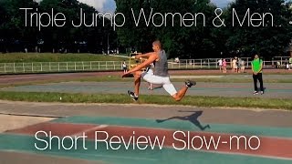 Triple Jump Women & Men (Short Review Slow-mo) - Кубок ДШВСМ (финал)