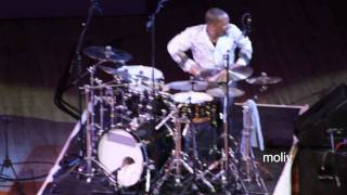 Solo by Billy Kilson at the concert Chris Botti's band in Moscow