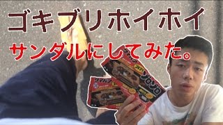 ゴキブリホイホイをサンダルにして履いてみた