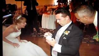 Best Garter Removal Ever! Our Wedding 8-8-09