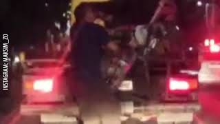 Мужчина угнал байк прямо с эвакуатора