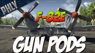 War Thunder F-82E- GUNPODS -Head On BEAST- War Thunder Gameplay