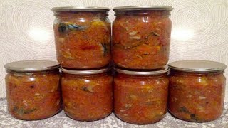 КОНСЕРВА СКУМБРИЯ С ОВОЩАМИ НА ЗИМУ!!!