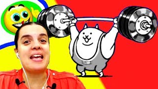 БолтушкА ВеселушкА, САМУРАЙ и Силач В БАТЛ Кэтс! #125 ИГРА для ДЕТЕЙ