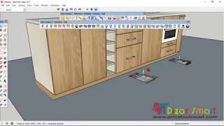 Kitchen set Plugin Sketchup (CUISINE)