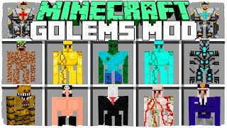 ? MINECRAFT MORE GOLEM MOD - CRAFTEA GOLEMS PARA SOBREVIVIR AL APOCALIPSIS ZOMBIE! - MINECRAFT MODS