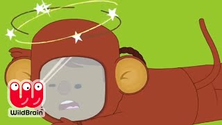 5 Little Monkeys jumping on the bed - Monkey in Space - Will And Sarah Nursery Rhymes for Children