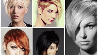 Pixie with long bangs haircut - trendy hair ideas