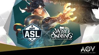 ASL season 2 X Wiro - Garena AOV (Arena of Valor)
