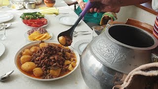 МЯСО и СЕРДЦЕ в АФГАНСКОМ КАЗАНЕ. Великолепный ужин - сам не ожидал.