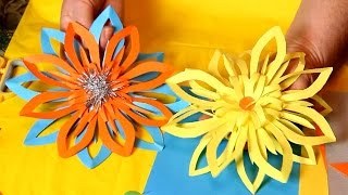 Пышные снежинки  из бумаги - Новый год 2020