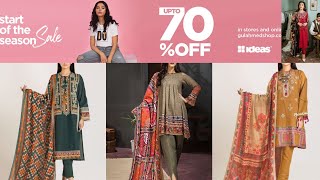 Gul Ahmed Winter Sale - Ideas Flat 70% off - Starting from Tomorrow