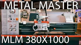 Универсальный токарно винторезный станок Metal Master MLM 380x1000