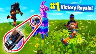 THE *SECRET* C4 LLAMA TRAP! Fortnite Battle Royale!