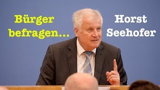 BürgerPresseKonferenz mit Horst Seehofer (CSU) - 25. August 2018