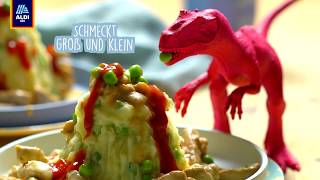 Rezept: Gemüsevulkan im Dinosaurier-Land | ALDI SÜD