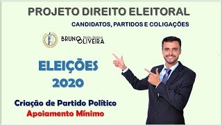 ELEIÇÕES 2020 - Criação de Partido Político