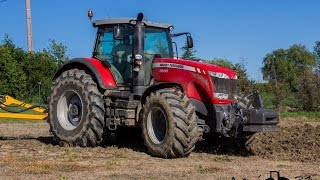 Massey Ferguson 8690 Dyna VT & Dondi MAXI hard work in France