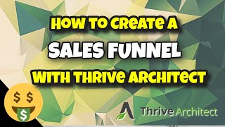 Thrive Architect Tutorial: How to Create A Sales Funnel With Thrive Architect
