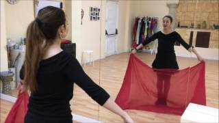 Tutorial 69. Paso con el velo: La "bufanda"