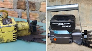 Cord to Cordless Shear Heavy Duty Converter | Antique Skil Model 529 Restoration and Upgrade