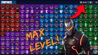 $1000 Fortnite Locker Showcase! Max Omega & Max Carbide! (Fortnite Rarest Skins + EMOTES)