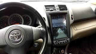 Toyota RAV4 Штатная магнитола в стиле Тесла для Тойота Рав4 30