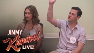 Jimmy Kimmel Takes Jessica Alba to Birthing Class