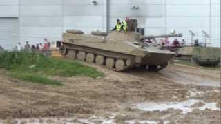 Duxford Tanks. PT-76B Amphib. light tank. 17/06/2012.