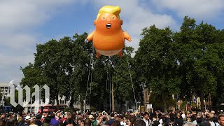Giant 'Trump Baby' blimp takes flight in London