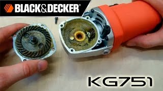 УШМ BLACK&DECKER  KG751 /ОБЗОР/ЛЕЗЕМ В РЕДУКТОР