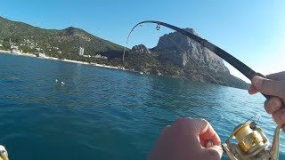 Рыбалка на Чёрном море. Морская рыбалка с катера.