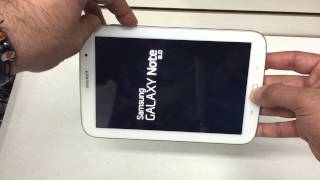 How to hard reset The Samsung Galaxy Note 8.0 Android 4.4 Remove Password AT&T