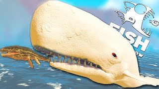 НОВЫЙ СЕКРЕТНЫЙ КИТ, БЕЛЫЙ КИТ КАШАЛОТ | Feed and Grow Fish