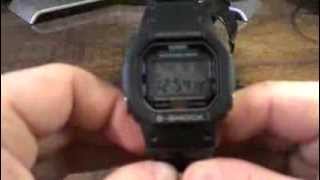DW5600E-1V Classic Black Square - Casio G-Shock Watch Review