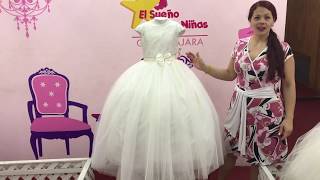 Vestido de Primera Comunión MBL - Dinorah