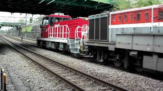 JR貨物 HD300形 甲種輸送 (甲77) 新秋津駅