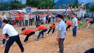 Thi đấu môn kéo co tại hội thao miền núi BáThước-Thanh Hóa