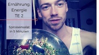 Ernährung, Energie / TE2: Sprossensalat in 5 Minutern.