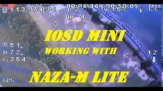 DJI mini IOSD with NAZA-M LTE 4.02 firmware