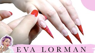 Как нарастить ногти с аркой! Ева Лорман